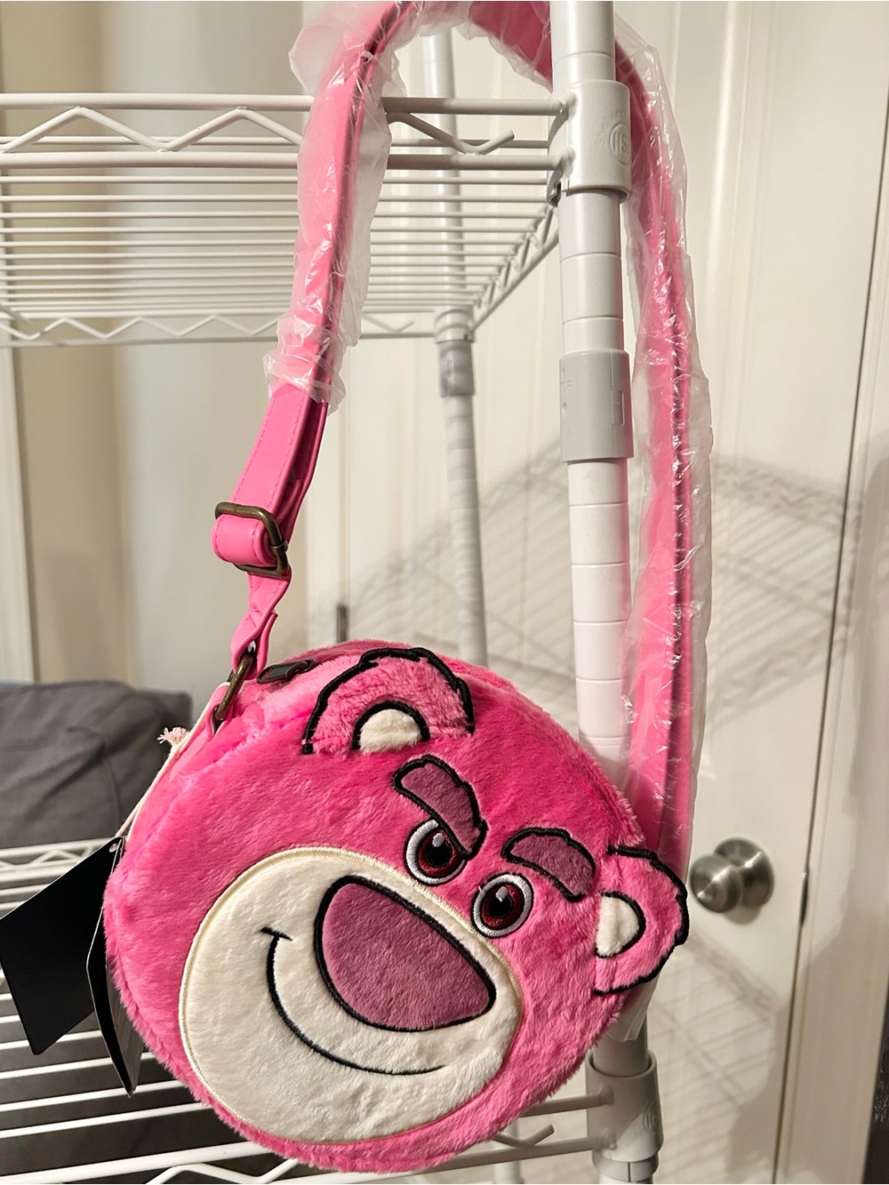 Loungefly Disney Pixar Lotso from Toy Story Crossbody Bag